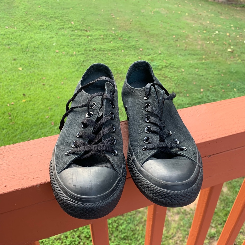 Black on Black Converse